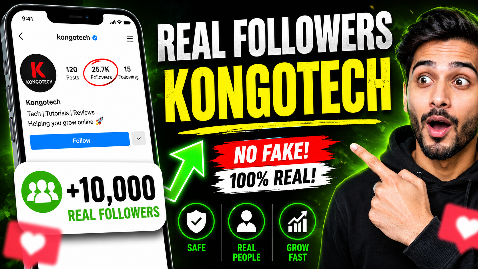 Real Followers Kongotech